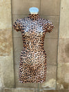 VESTIDO STREET FIGHTER LEOPARDO CORTO