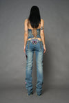 DENIM THONG BLUE PANTS