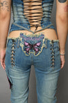 DENIM THONG BLUE PANTS