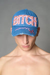 DENIM SLOGAN BLUE CAP