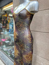 VESTIDO COACHELLA DRAGON MARRÓN