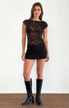 NOVA TOP FLOCK MESH RAR LEOPARD