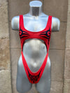 TRIKINI IBIZA TRIBAL ROJO