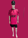 CAMISETA BADDIE FUCSIA NEGRO NIKINKY