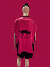 CAMISETA BADDIE FUCSIA NEGRO NIKINKY