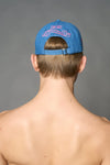DENIM SLOGAN BLUE CAP