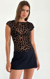 NOVA TOP FLOCK MESH RAR LEOPARD