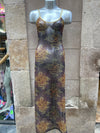 VESTIDO COACHELLA DRAGON MARRÓN