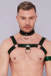 H-HARNESS CRYSTAL EMERALD GREEN