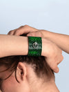 CUFF RING CRYSTAL EMERALD GREEN