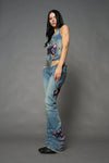 DENIM THONG BLUE PANTS