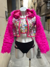 STICKER COAT PINK