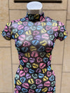 VESTIDO STREET FIGHTER HAPPY PILLS NEGRO LARGO