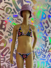 BIKINI CORAZONES NEGRO HAPPY PILLS VIBO LILA MYSTIC