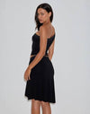 CORDIA ONE SHOULDER TOP BLACK