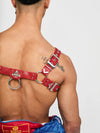 H-HARNESS CRYSTAL RUBY RED
