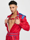 H-HARNESS CRYSTAL RUBY RED