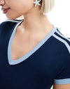 ISADRE DRESS NAVY NANTUCKET BLUE BIND