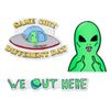WE OUT HERE CAR STICKERS