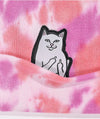 LORD NERMAL TIE DYE BEANIE PINK