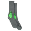 LORD ALIEN SOCKS CHARCOAL