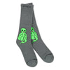 LORD ALIEN SOCKS CHARCOAL