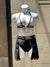 Underboob Holo Silver Bikini Top