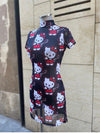 Vestido Street Fighter Corto Kitty Black