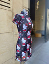 Vestido Street Fighter Corto Kitty Black