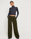 Jabba trouser dark khaki